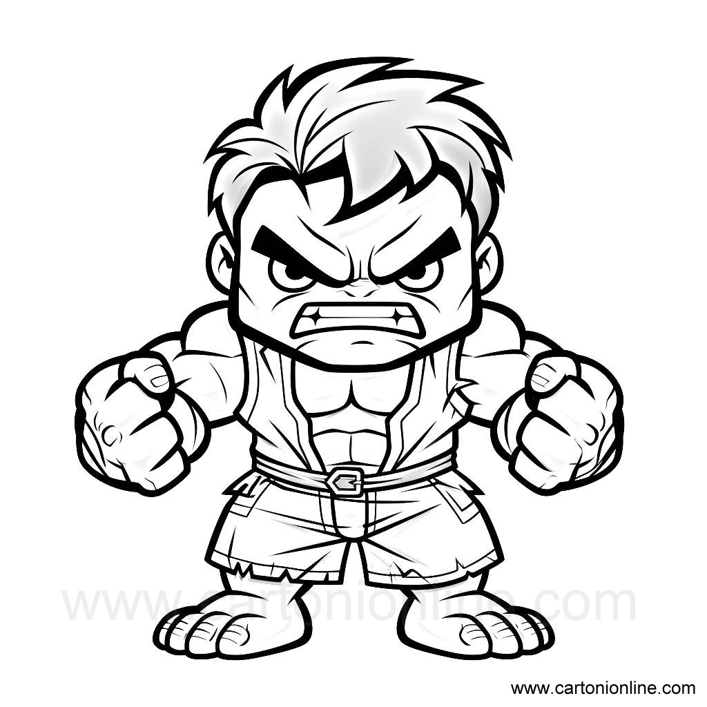 Hulk 24  coloring page to print and coloring