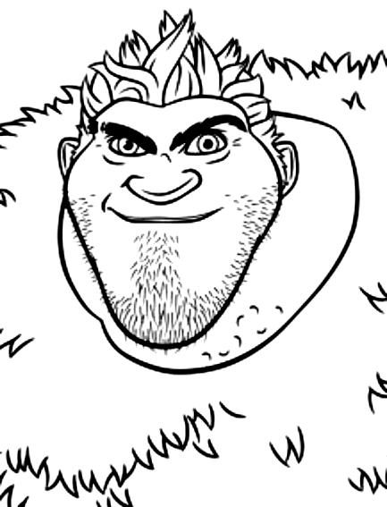 Croods drawing 24 to print and color