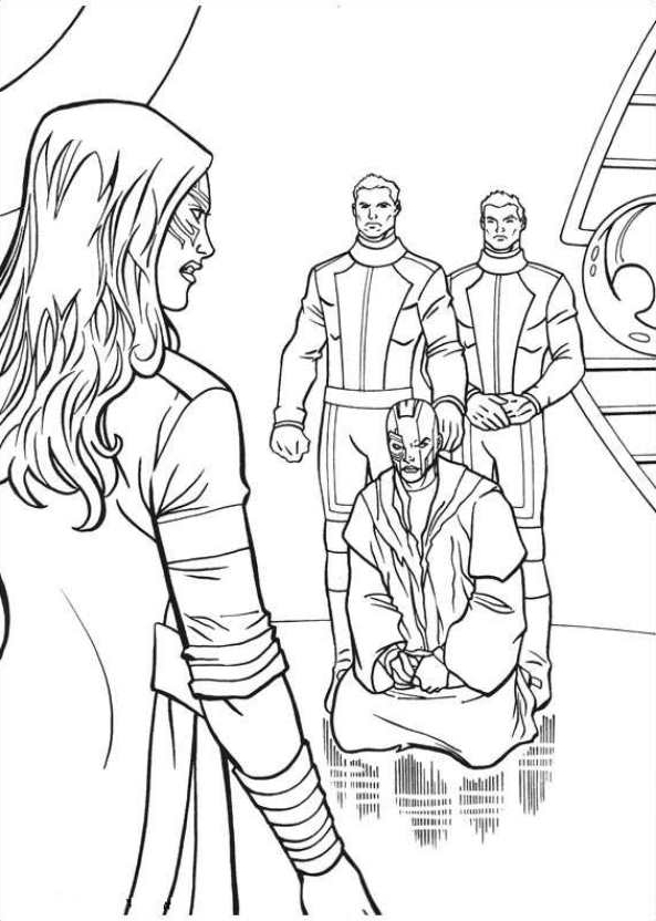 Drawing 13 from Guardians of the Galaxy coloring page to print and coloring