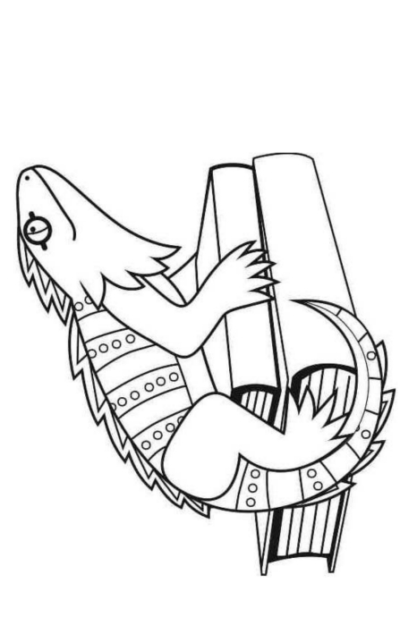 Drawing 16 from iguanas coloring page to print and coloring