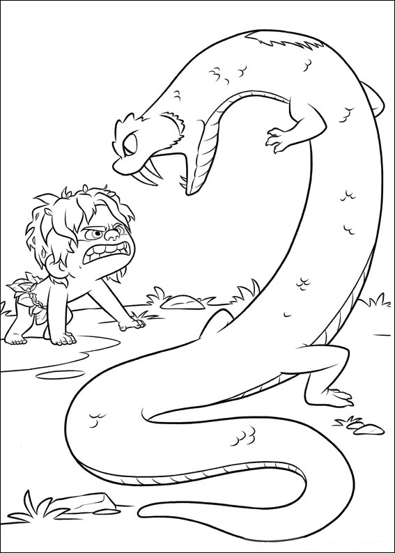 Spot against the Tetrapodophis coloring page to print and color