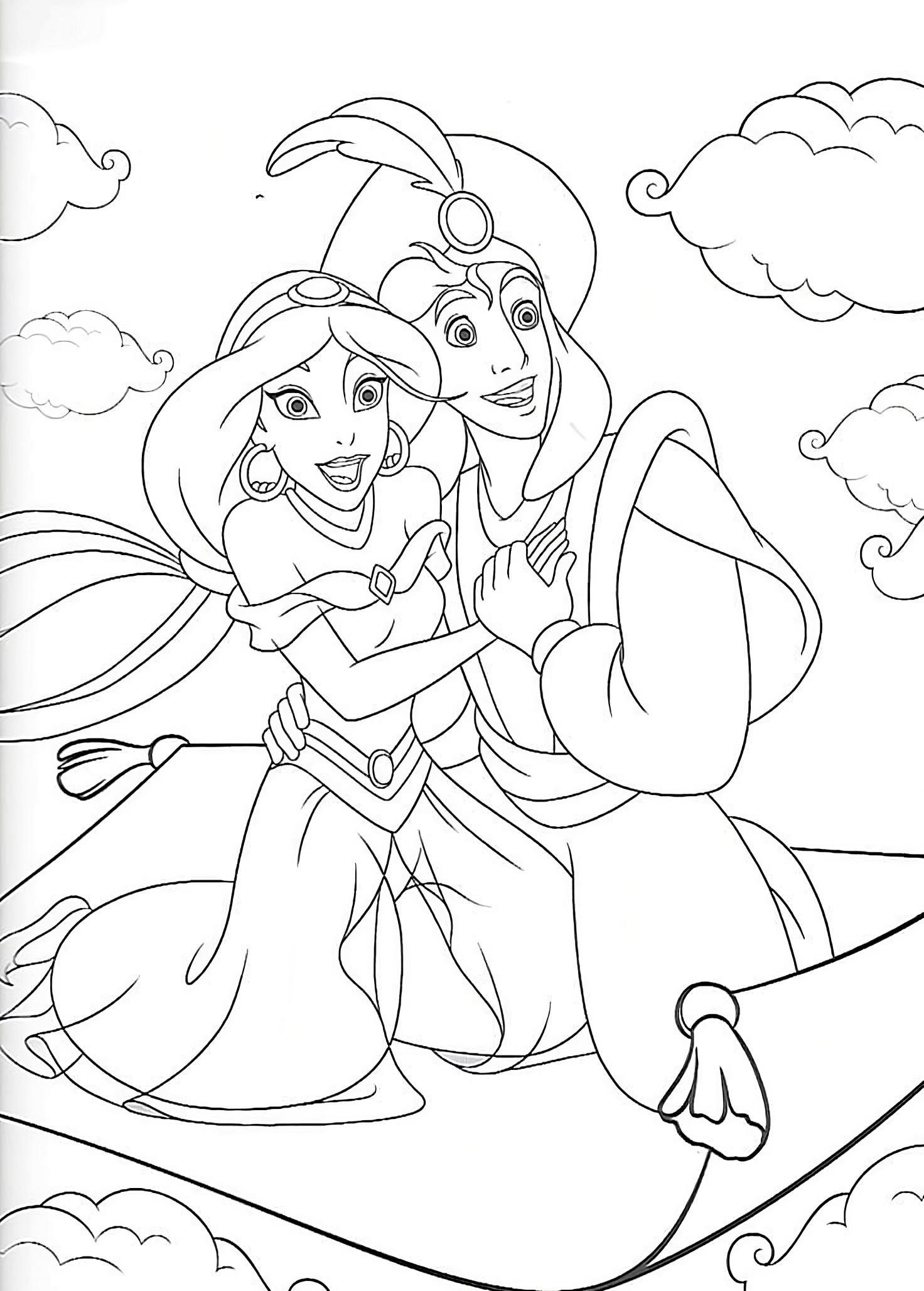 Jasmine 14  coloring page to print and coloring