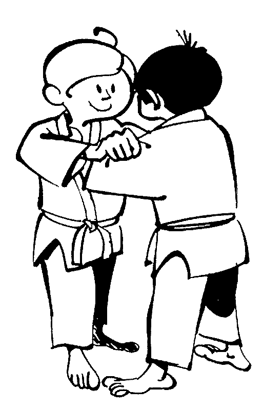 Drawing 11 from judo coloring page to print and coloring