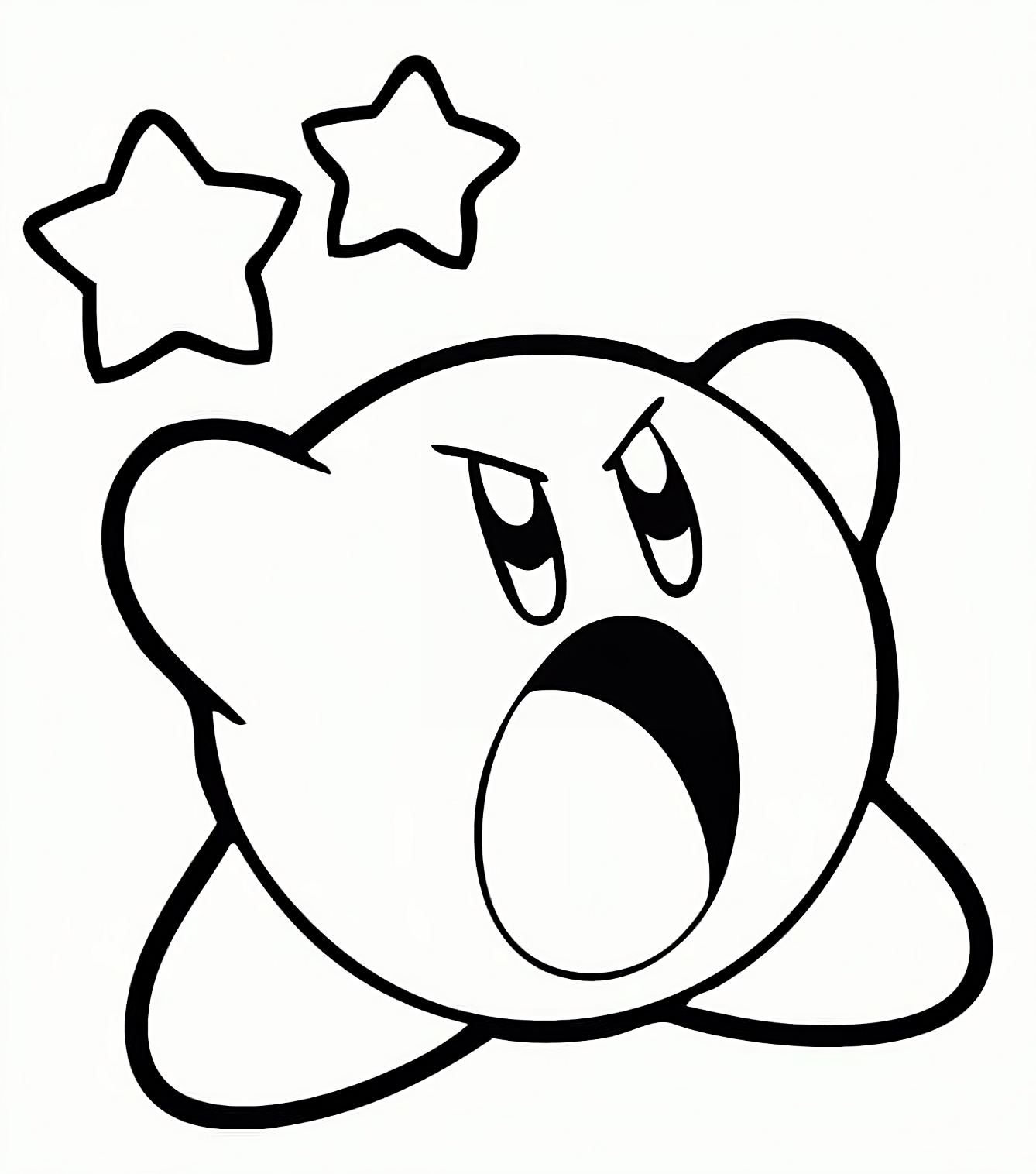 Kirby 13  coloring pages to print and coloring