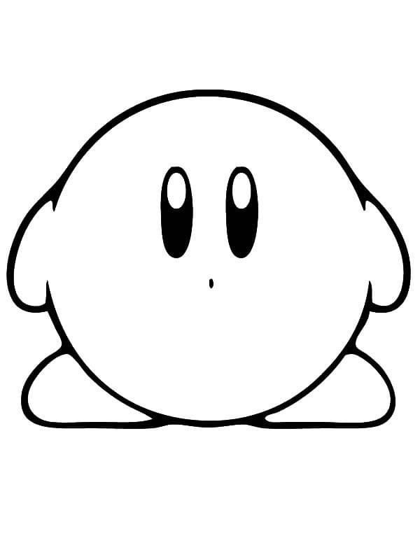 Dibujo 17 de Kirby para imprimir y colorear