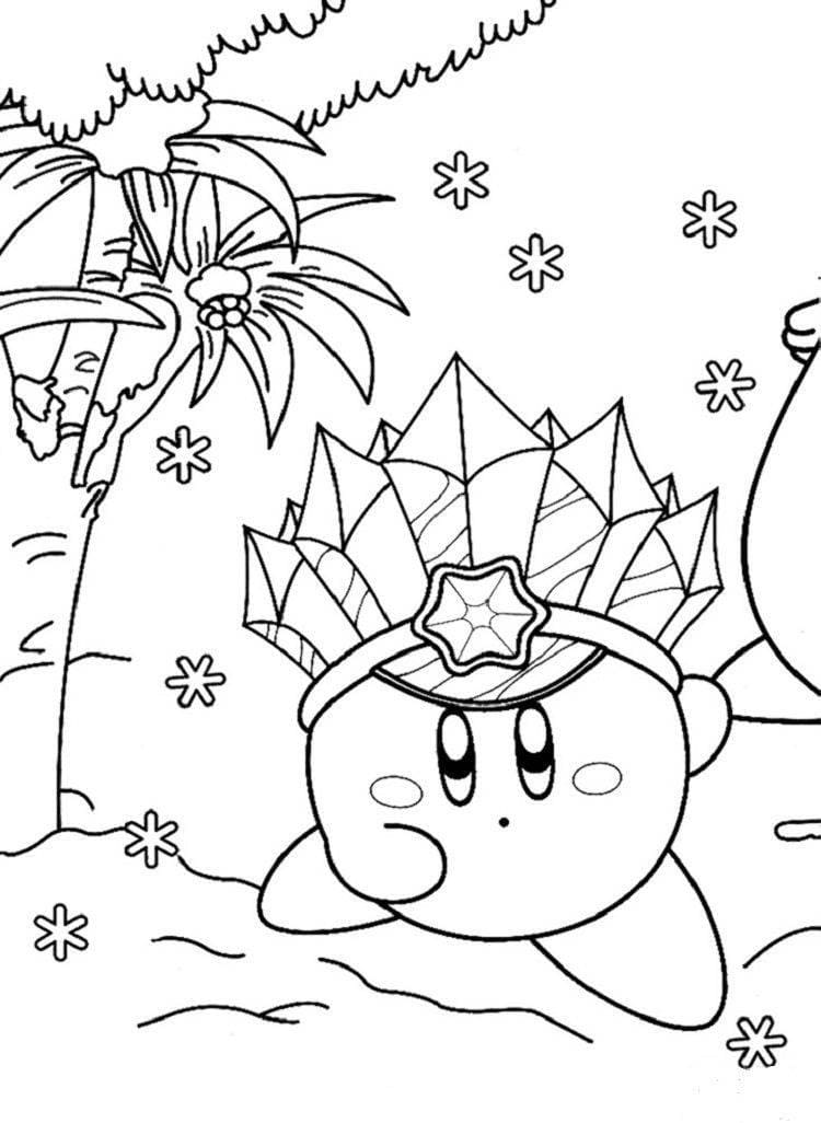 Desenho 33 de Kirby para imprimir e colorir