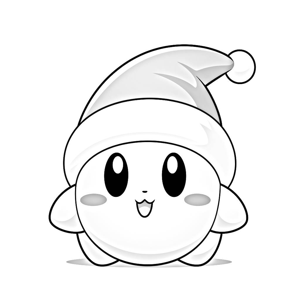 Kirby 47  coloring page to print and coloring