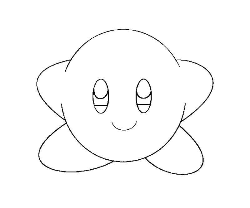 Desenho 49 de Kirby para imprimir e colorir