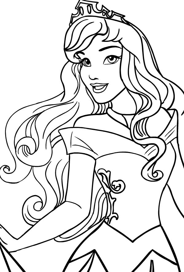 Drawing 24 from Sleeping Beauty coloring page to print and coloring