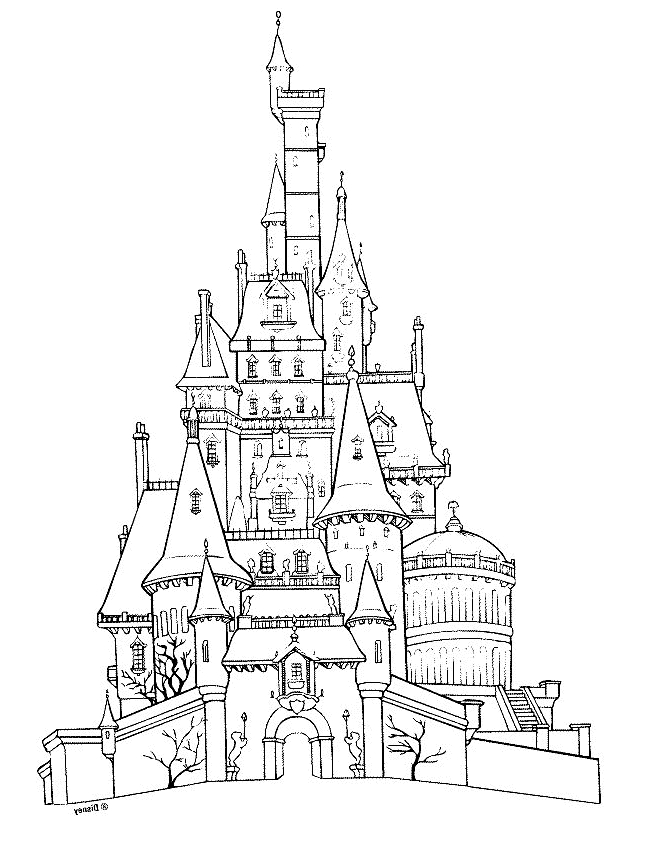 Beauty and the Beast 13 from Beauty and the Beast coloring page to print and color