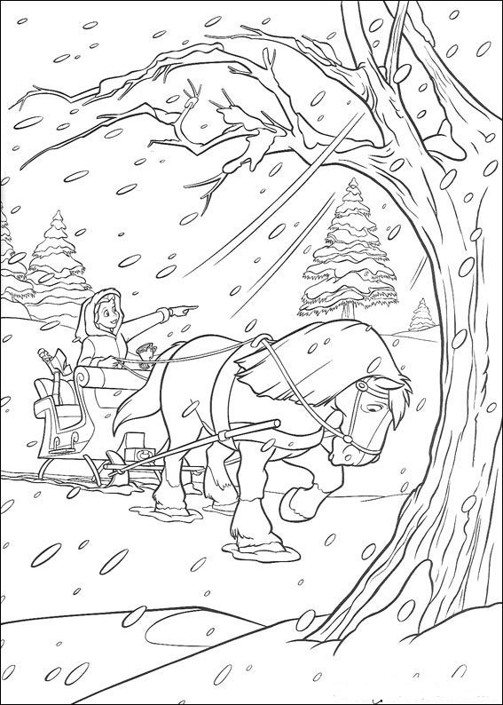 Beauty and the Beast 32 from Beauty and the Beast coloring page to print and color