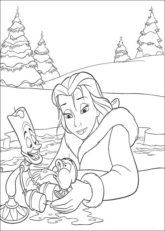 Piekna i Bestia 34 Piekna i Bestia coloring page to print and coloring