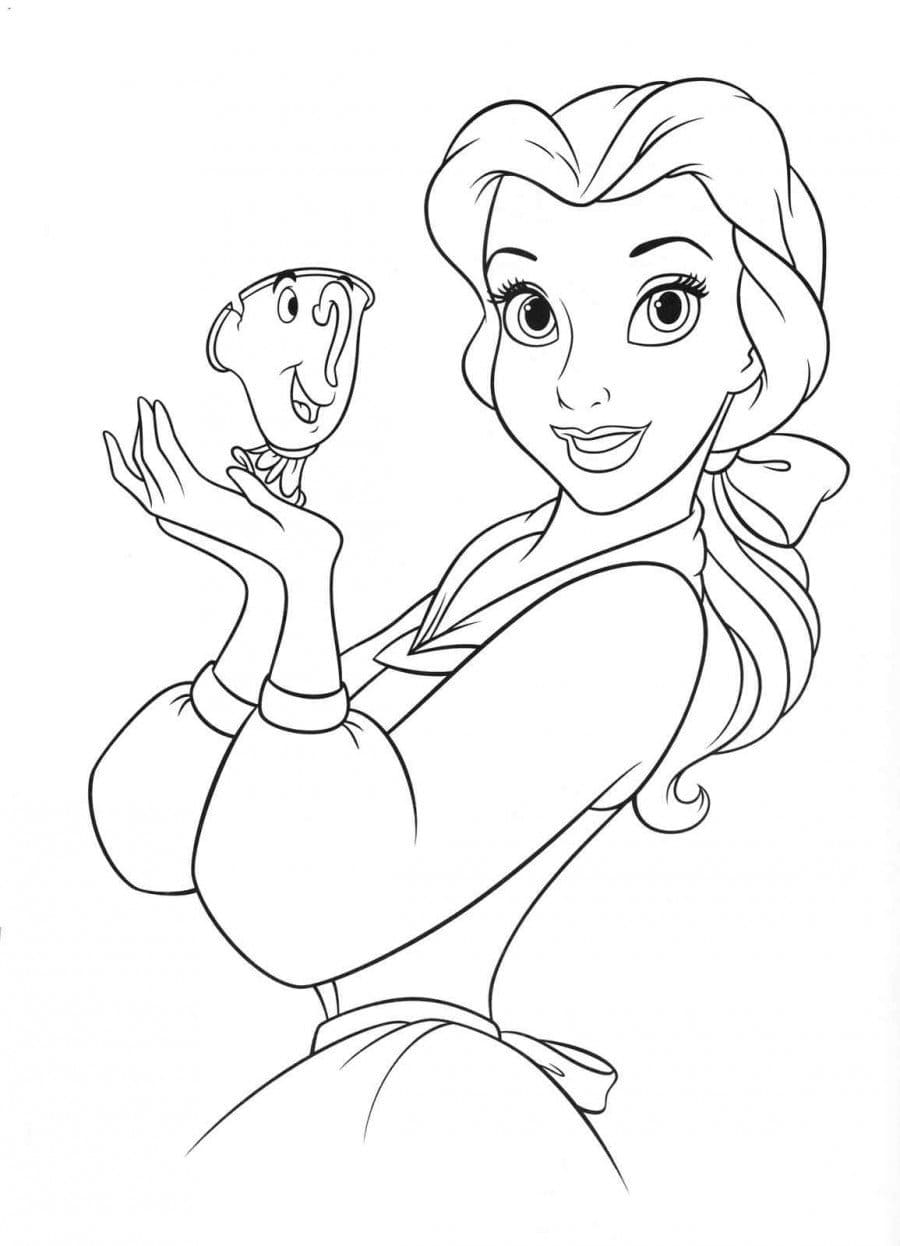 Beauty and the Beast 48 from Beauty and the Beast coloring page to print and color