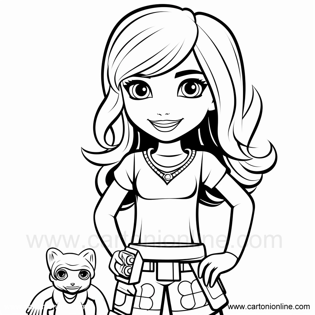 Lego Friends 34 Lego Friends coloring page to print and coloring