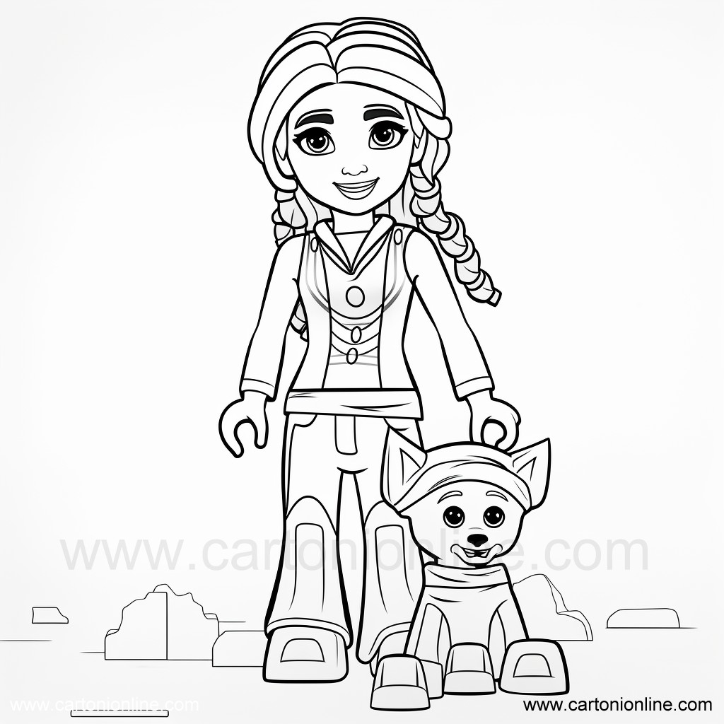 Lego Friends 43  coloring pages to print and coloring