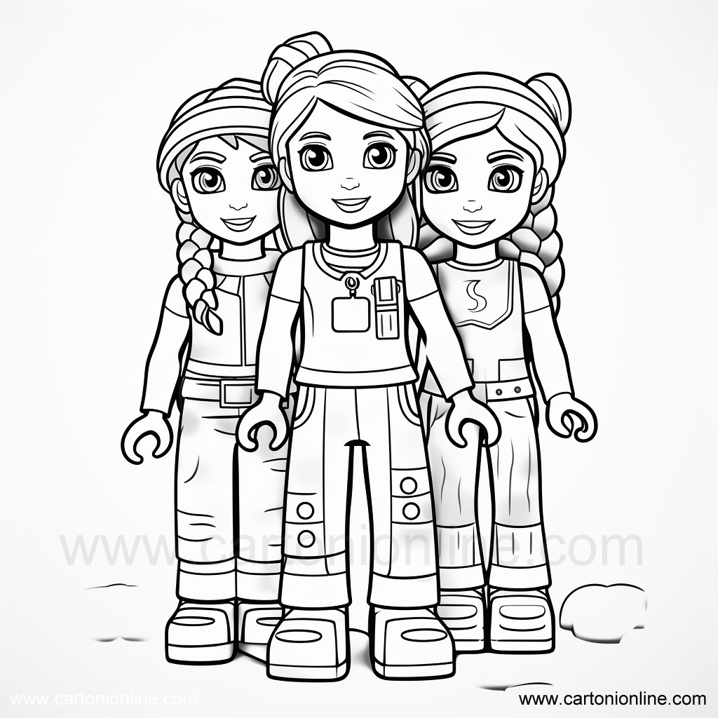 Lego Friends 44 Lego Friends coloring page to print and coloring