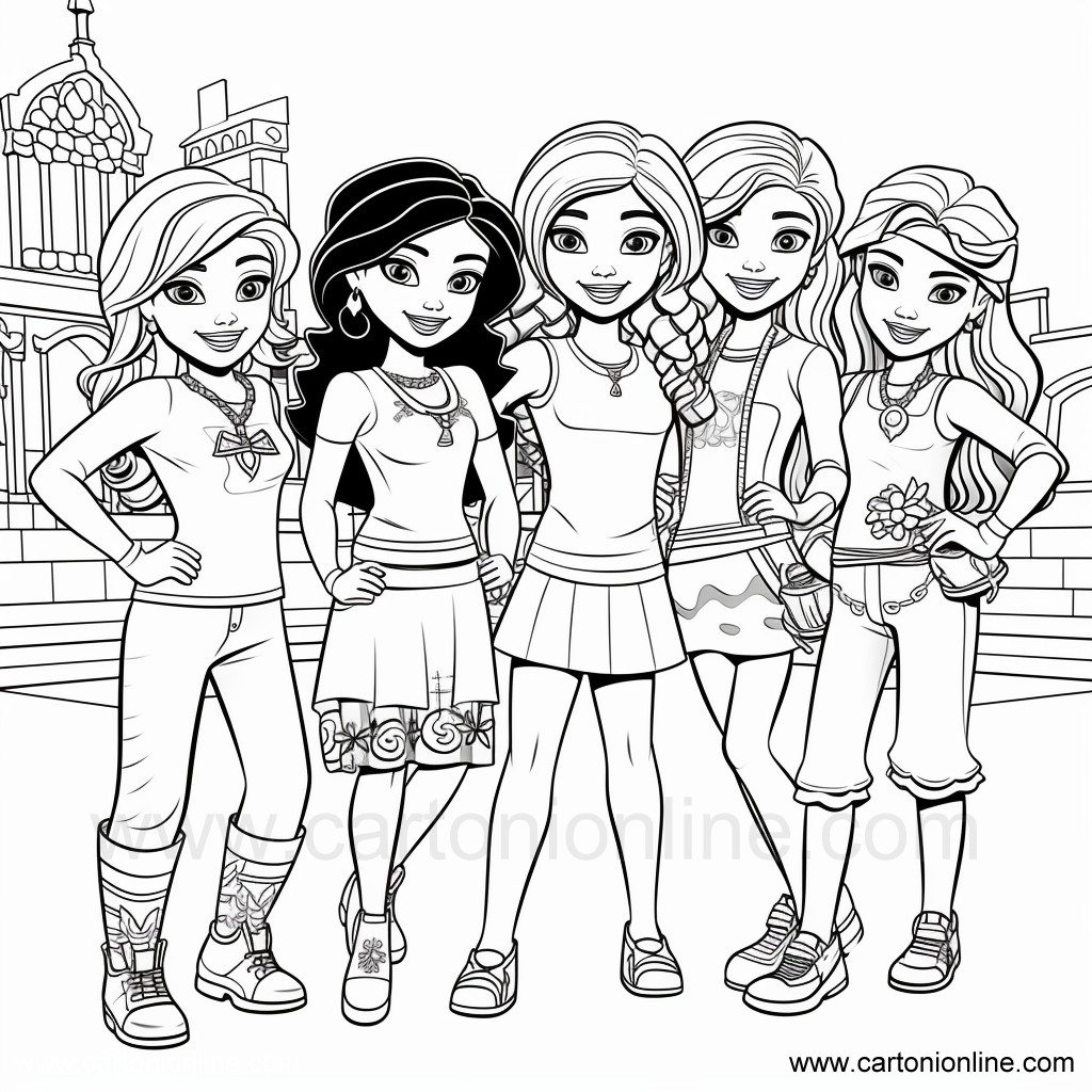 Lego Friends 49  coloring pages to print and coloring