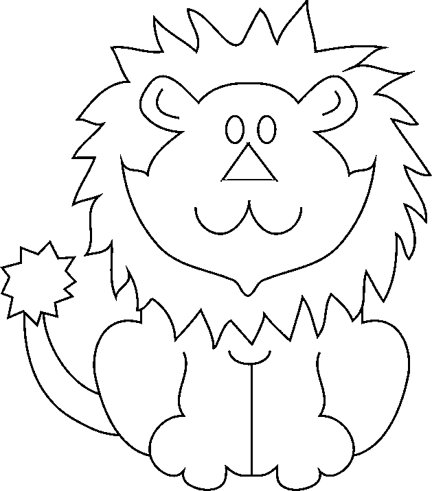 Drawing 12 from Lions coloring page