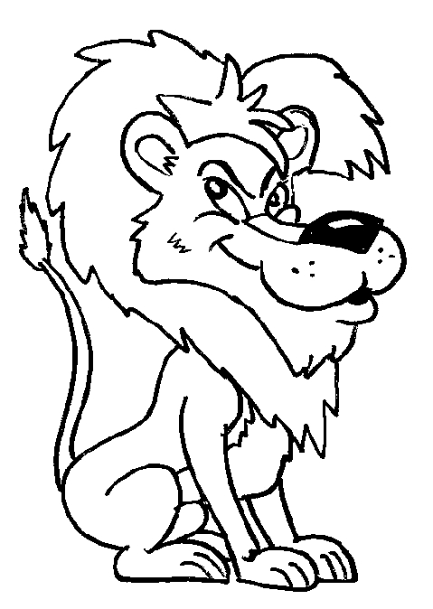 Drawing 19 from Lions coloring page to print and coloring