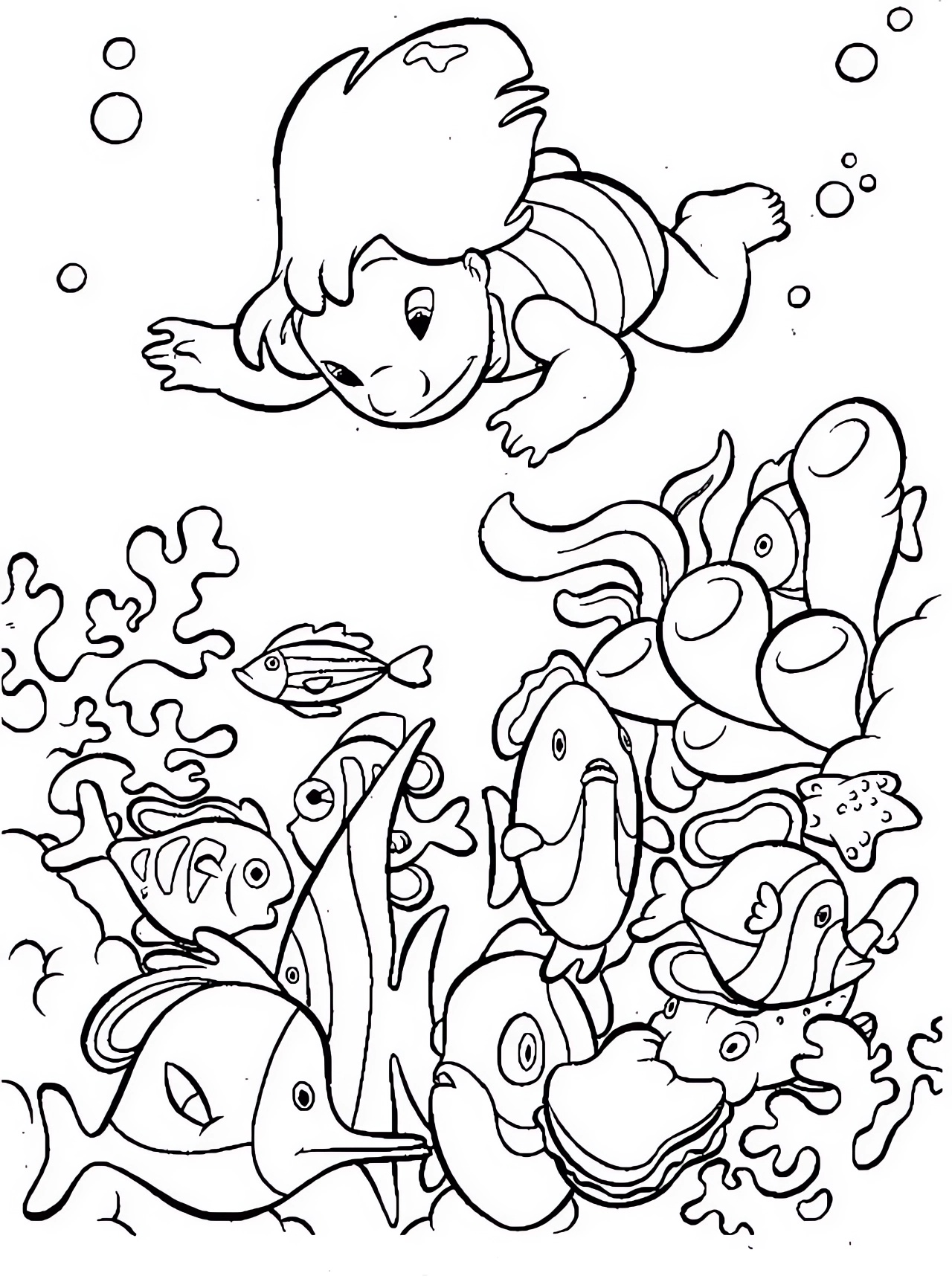 Lilo & Stitch ritning 12 för att skriva ut och färglägga