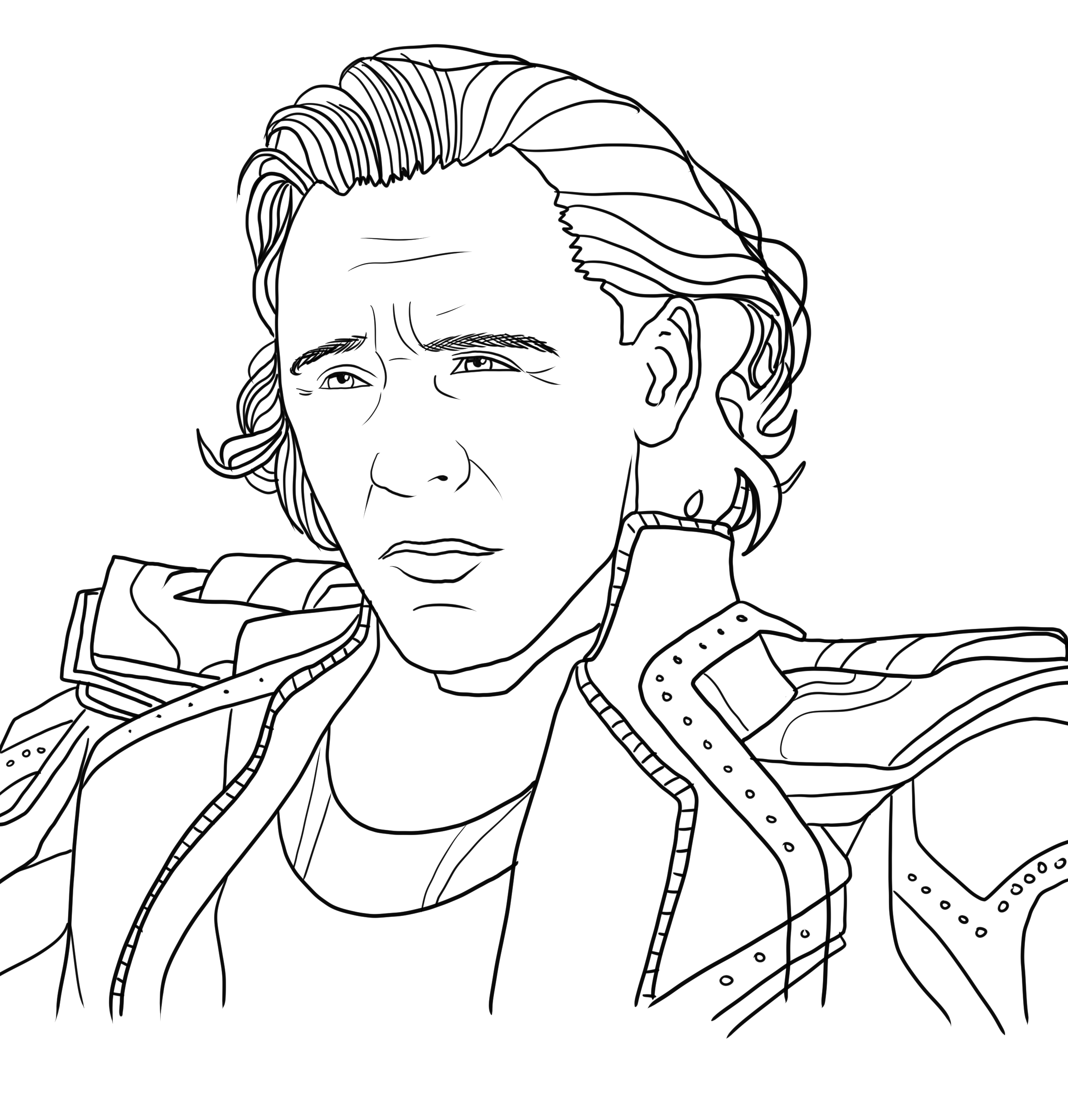 Desenhos de Loki para Colorir, Pintar e Imprimir 