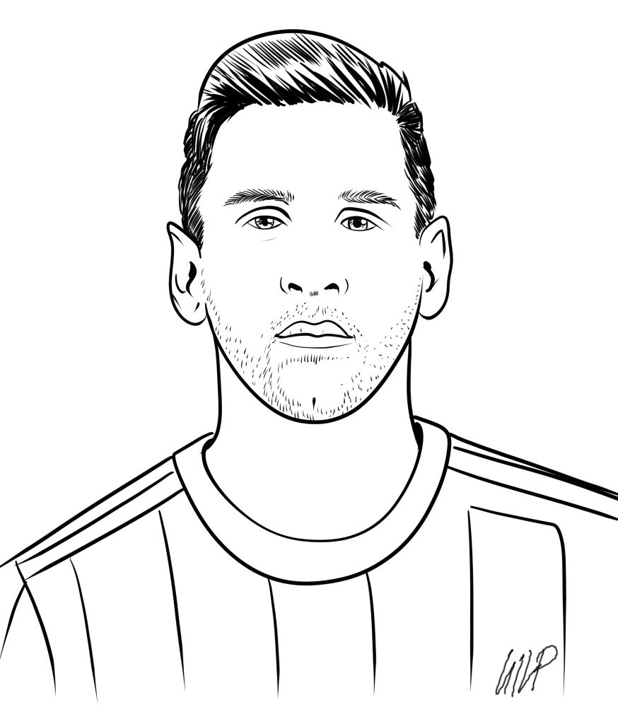 Disegni da colorare di Lionel Messi