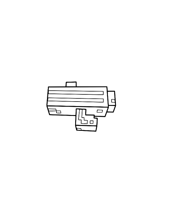 Desenho 7 de Minecraft para imprimir e colorir