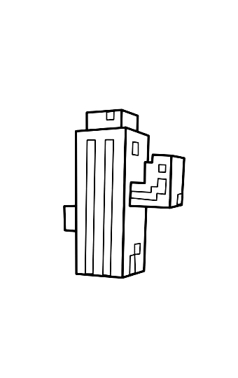 Desenho 19 de Minecraft para imprimir e colorir