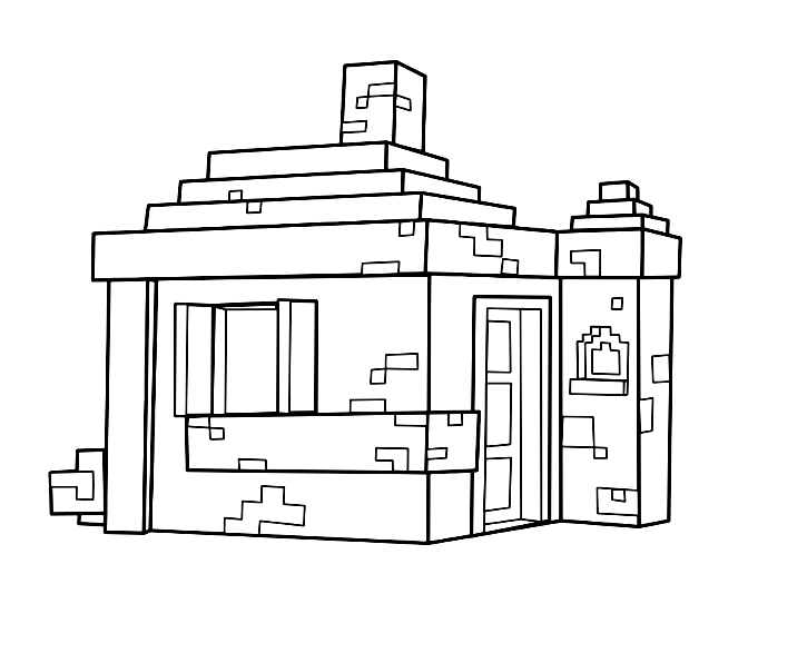 Desenho 23 de Minecraft para imprimir e colorir