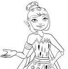 Yuko coloring page to print and color