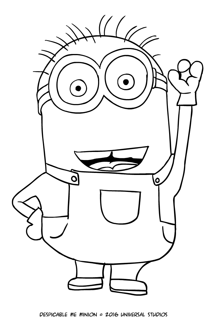 Disegno del Minion Phil -  Cattivissimo Me