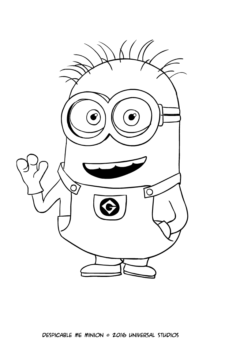 Disegno del Minion Tom -  Cattivissimo Me