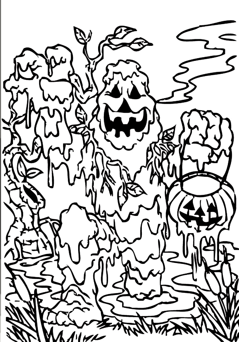 Drawing 19 from Monsters coloring page to print and coloring
