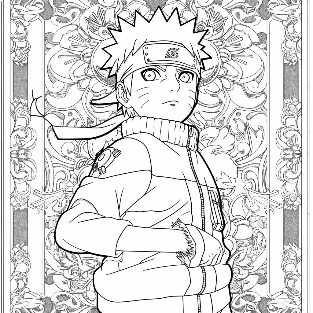 Disegno Sakura Haruno 01 di Naruto da stampare e colorare