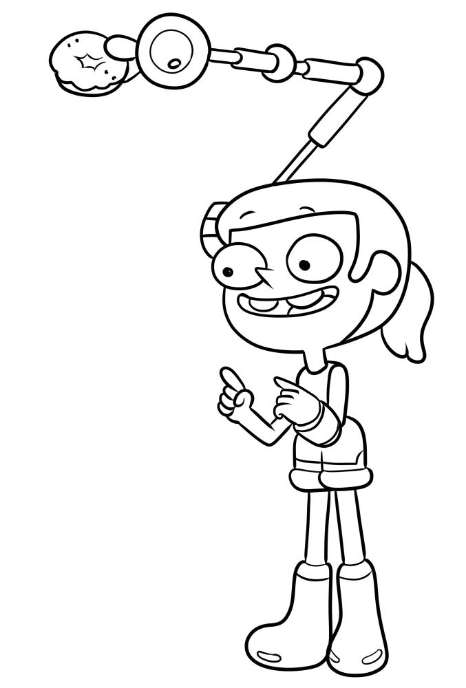 Echo Oddballs coloring page to print and coloring