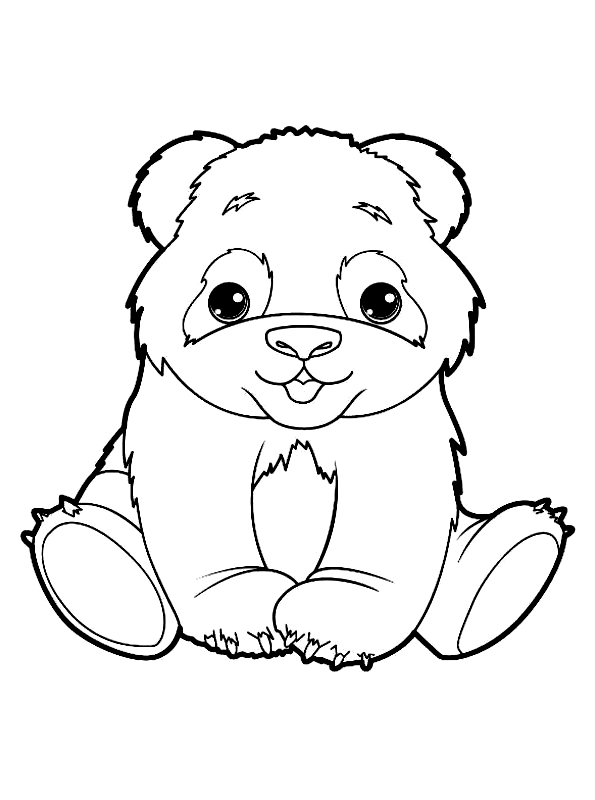 Drawing 18 from Panda coloring page to print and coloring