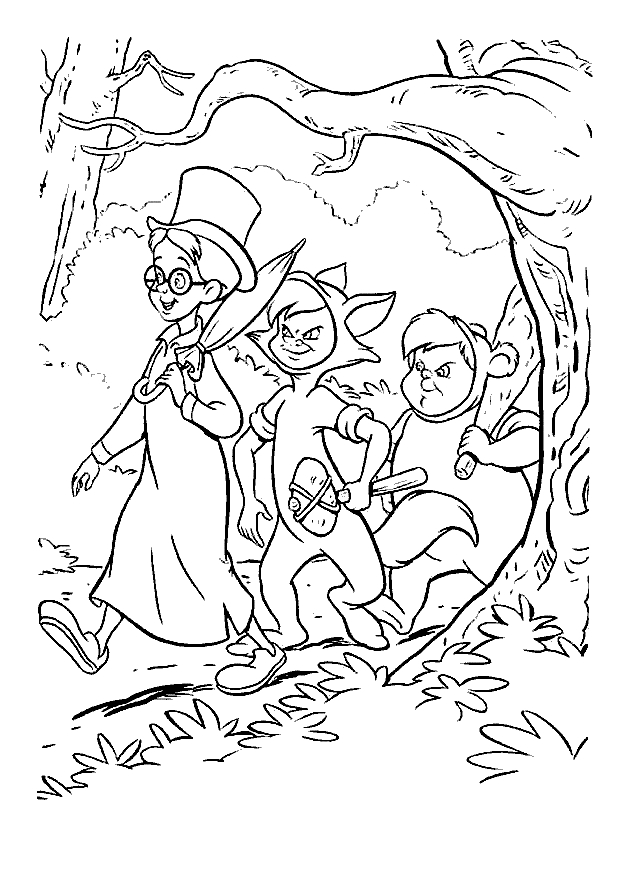 Drawing 15 from Peter Pan coloring page to print and coloring