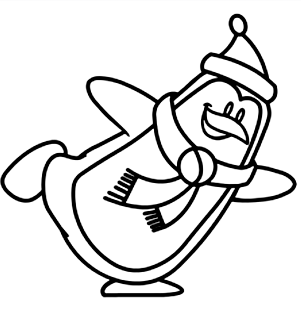 Drawing 10 from Penguins coloring page to print and coloring