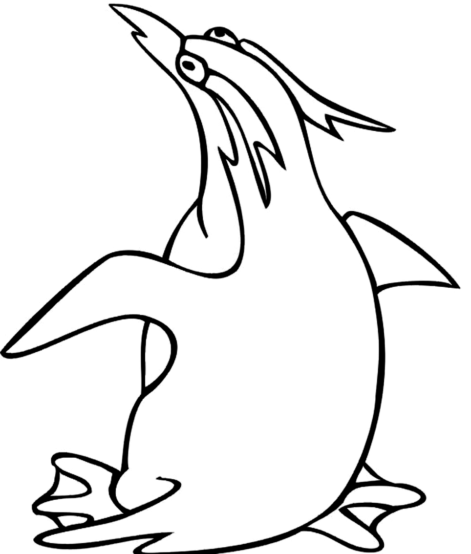 Drawing 15 from Penguins coloring page to print and coloring