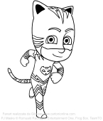 Dibujo de Running Catboy para colorear