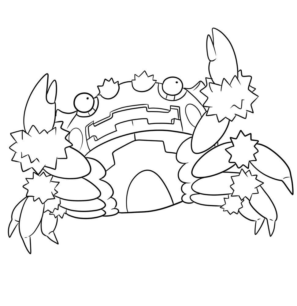 Desenho de Klawf de Pokmon de nona gerao para imprimir e colorir