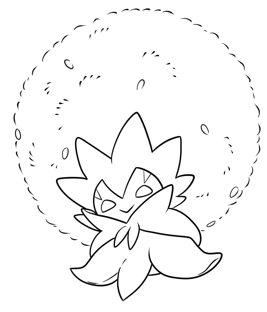 Eldegoss from Pokmon coloring page to print and coloring