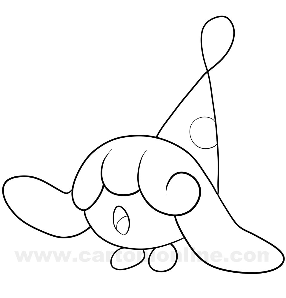 Hatenna from Pokmon coloring page to print and coloring