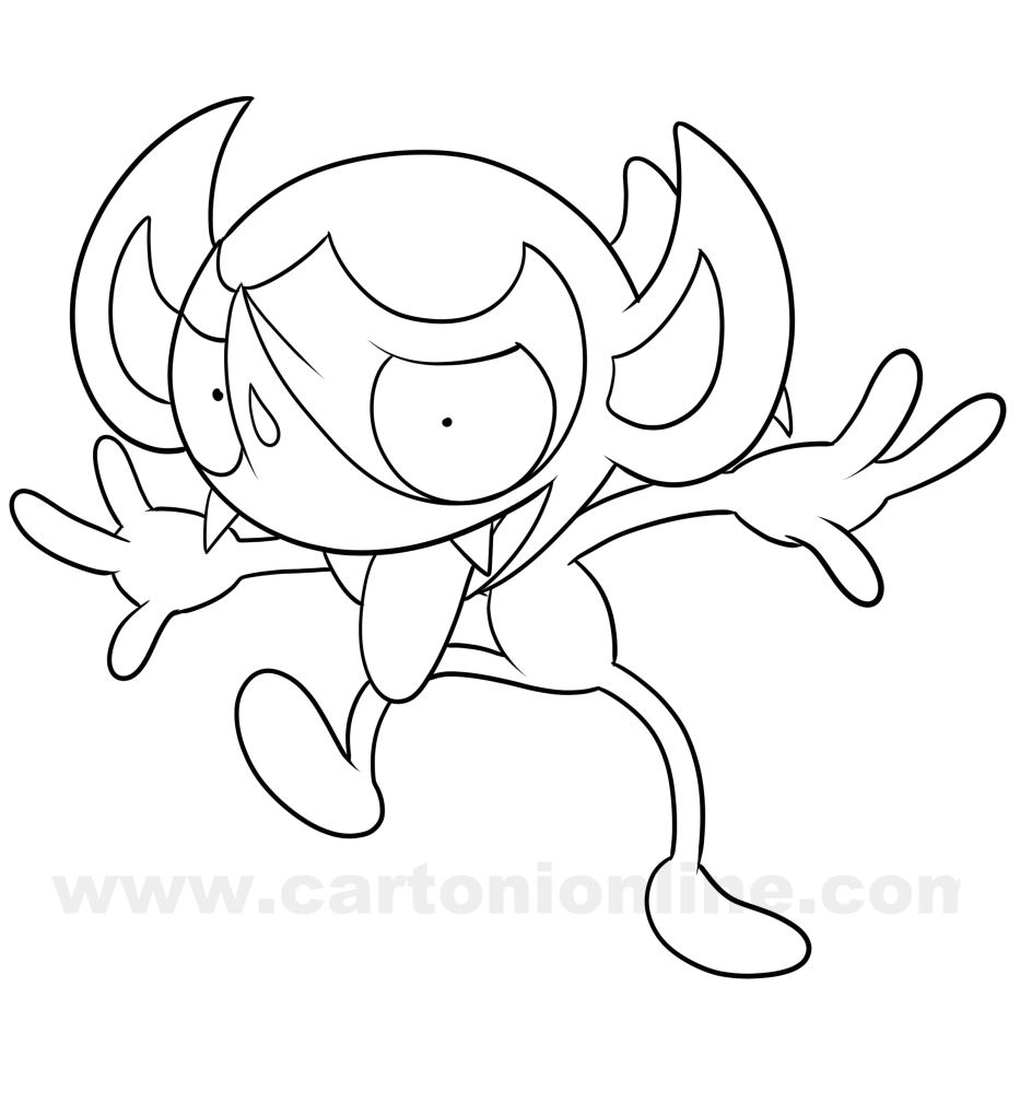 Impidimp from Pokmon coloring page to print and coloring