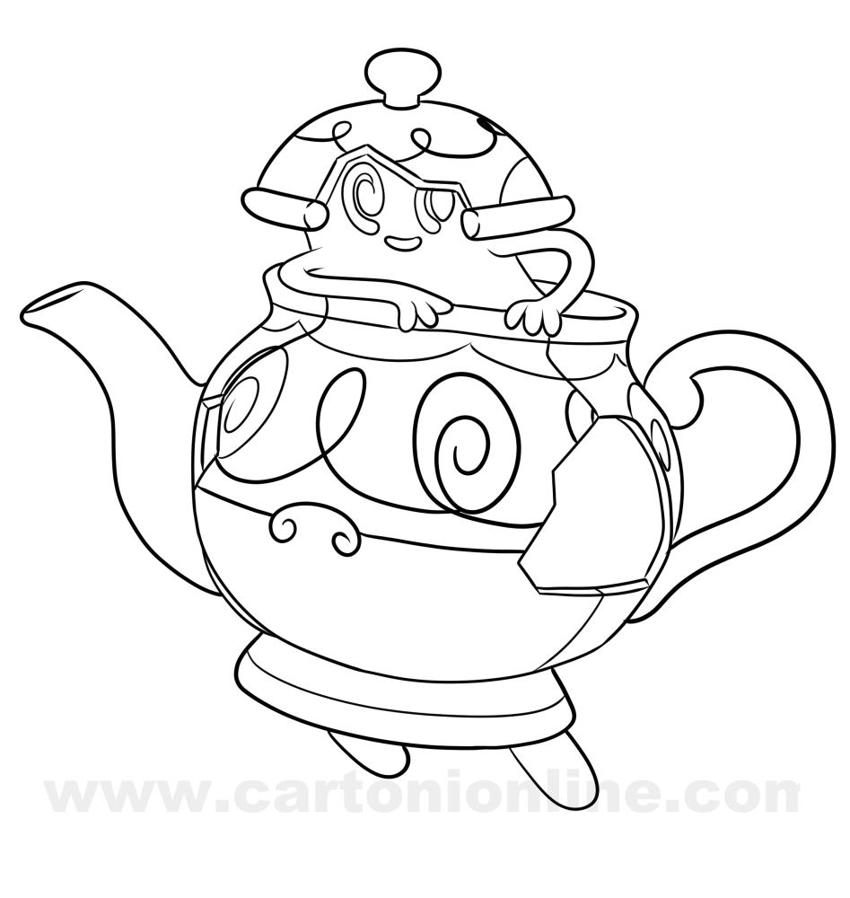 Polteageist from Pokmon coloring pages to print and coloring