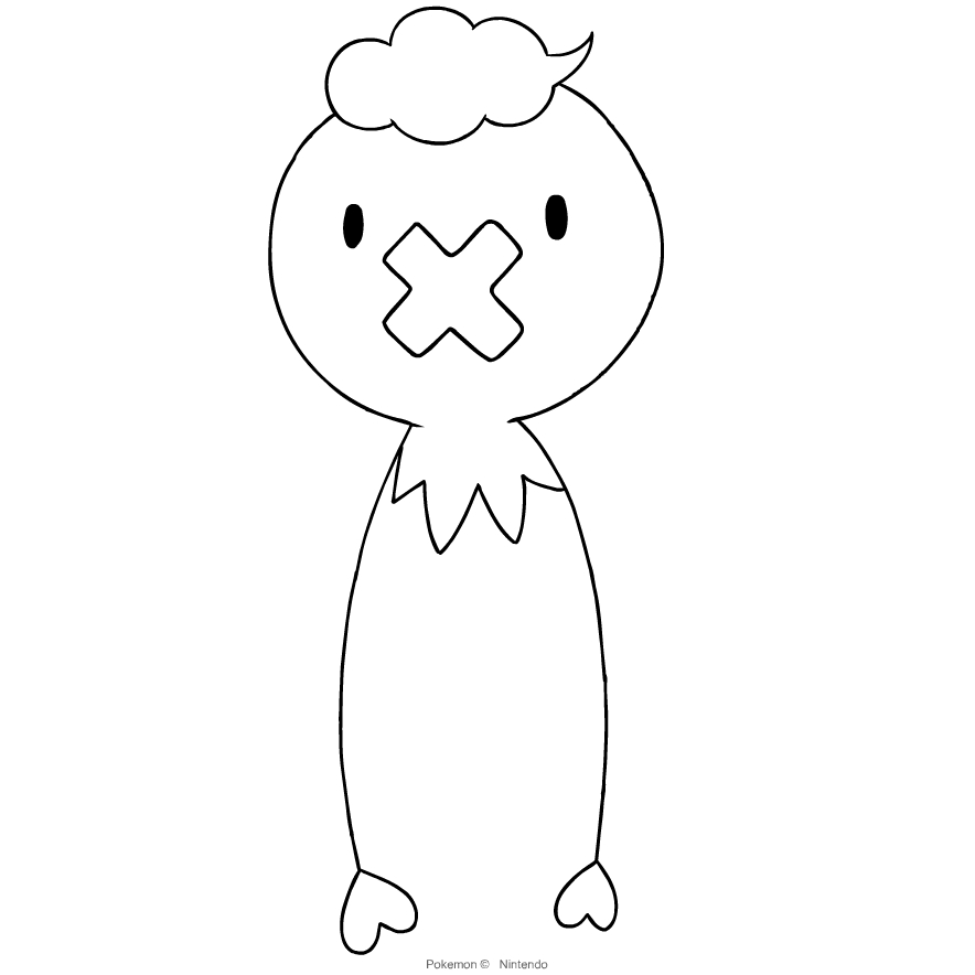 Drifloon from the fourth generation of the Pok mon to print and coloring
