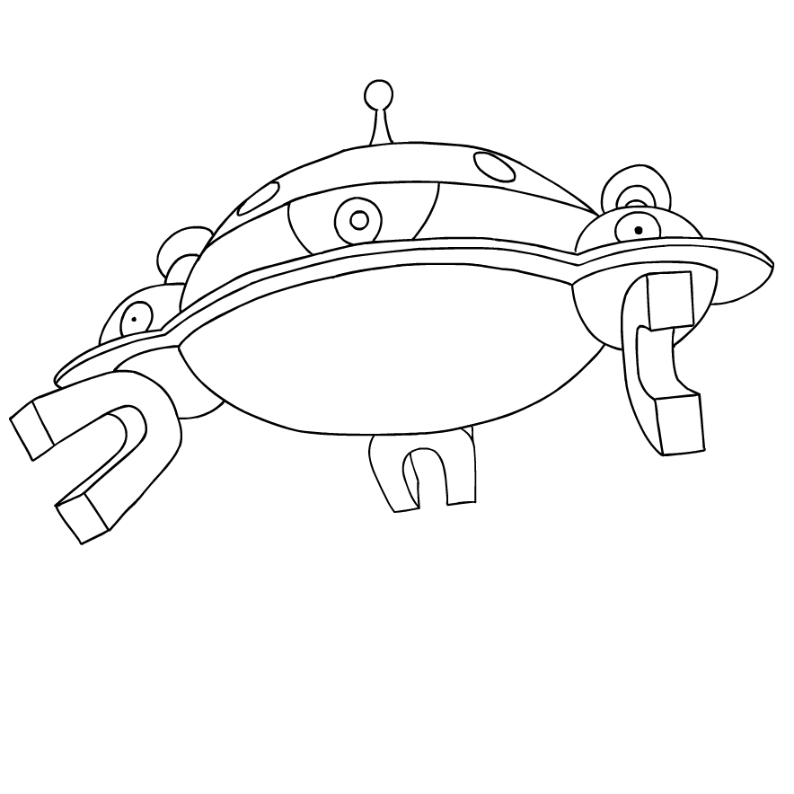 Magnezone from the fourth generation of the Pokmon coloring page to print and coloring