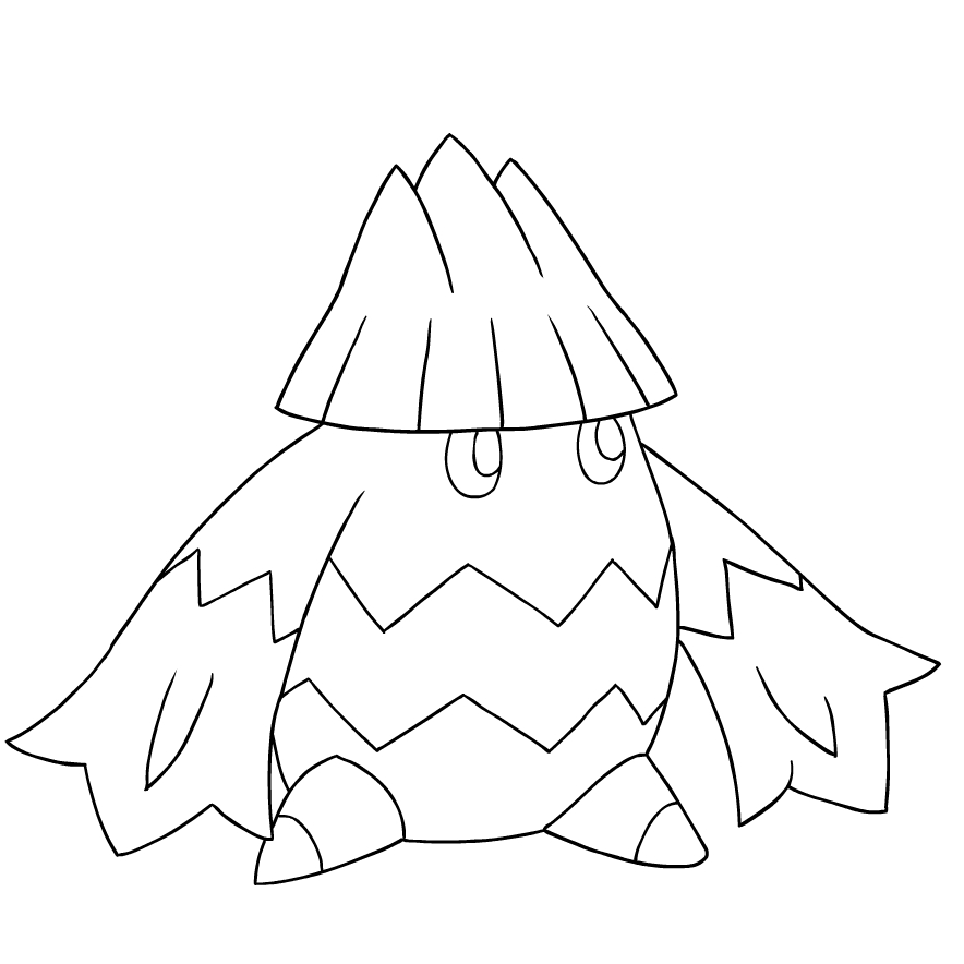 Snover from the fourth generation Pok mon to print and color