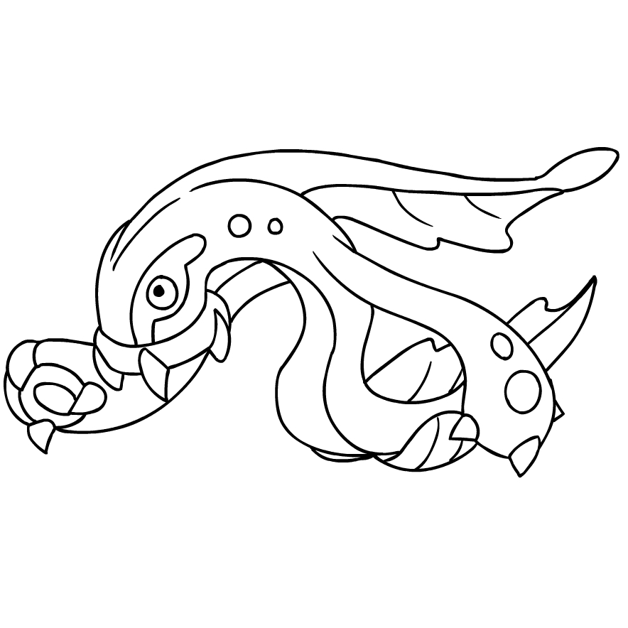 Disegno di Eelektross dei Pokémon di quinta generazione da colorare