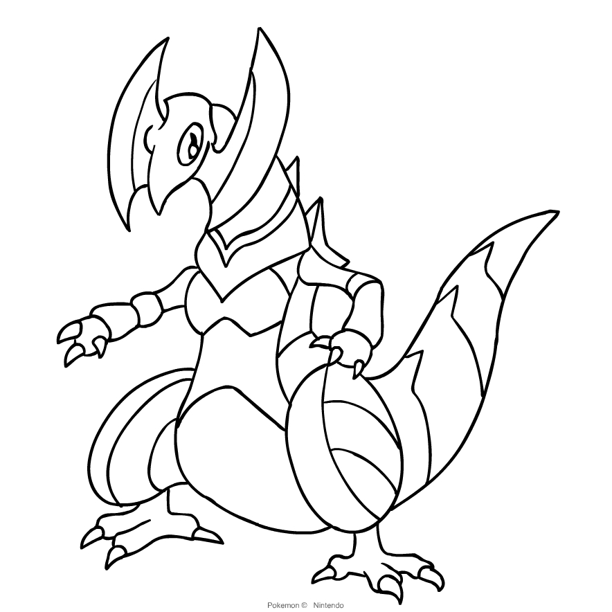 √ Haxorus Coloring Pages / How To Draw Pokemon Haxorus Novocom Top